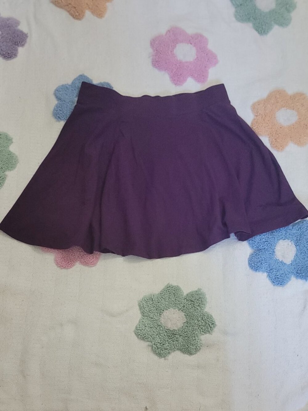 H&M Pleated Purple Skirt